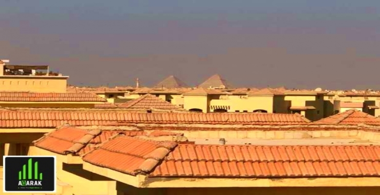 بحي الاشجار للبيع بينت هاوس ٢٠٢م٢ + روف ٧٥ م نصف تشطيب على المحارة بلدور الخامس