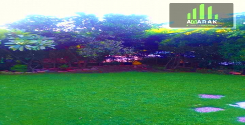 135 م _ 6 اكتوبر - حى الاشجــار دور ارضي بحديقه تشطيب سوبر لوكس