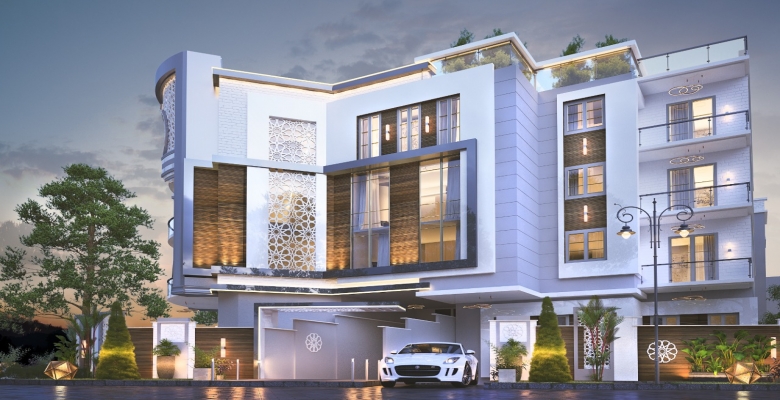 شقة بأميز منطقة فى بيت الوطن التجمع الخامس تطل على الفورسيزون