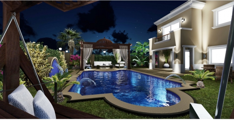 فيلا للبيع بكمبوند ميفيدا بالتجمع الخامس