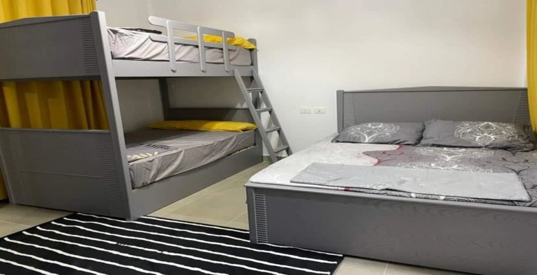 شاليه للايجار  بقريه أمواج الساحل الشمالي / Chalet for rent in Amwaj North Coast