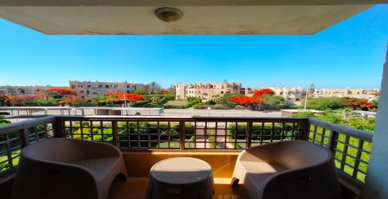 شاليه للايجار مارينا الساحل الشمالي 3 غرف