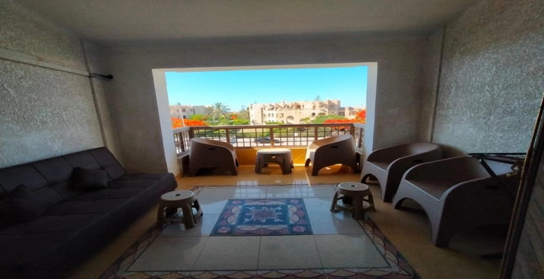 شاليه للايجار مارينا الساحل الشمالي 3 غرف