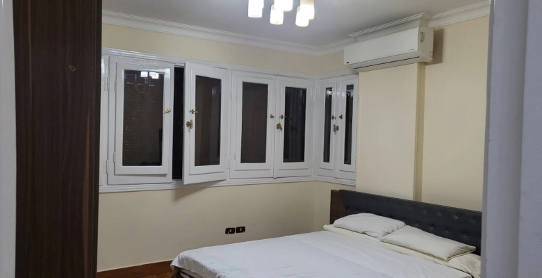 شقة مفروشة  للايجار فى المهندسين شارع احمدعرابى 130 متر -  Apartment for rent in Ahmed Orabi Street