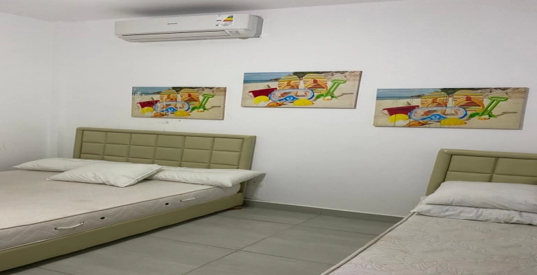 شاليه للايجار  قريه امواج الساحل الشمالي   Chalet for rent in Amwaj Village, North Coast