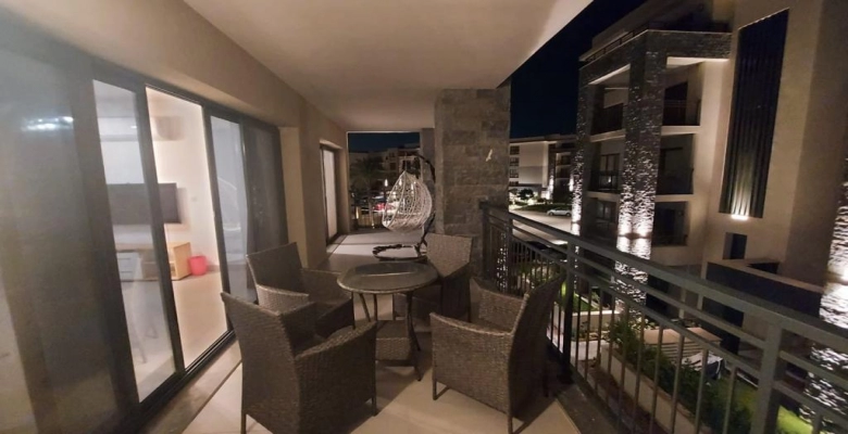 شاليه للايجار في مراسي الساحل الشمالي Chalet for rent in Marassi North Coast