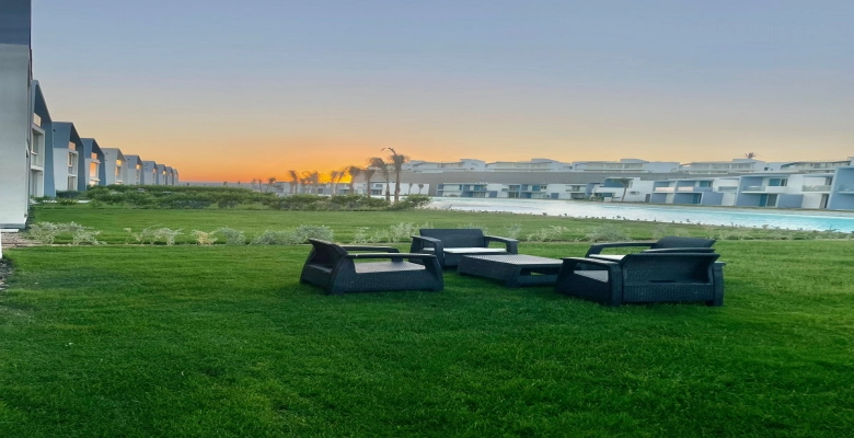 شاليه للايجار ارضي بالساحل الشمالي فوكا باي -Chalet for rent in the North Coast Foka Bay