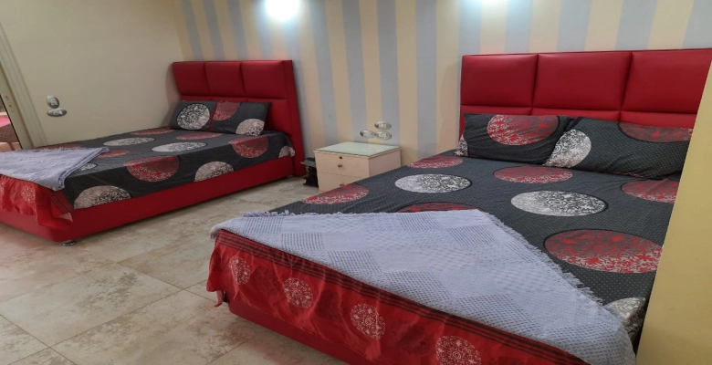 شاليه فاخر للايجار في هاسيندا باي الدور الارضي 3 غرف