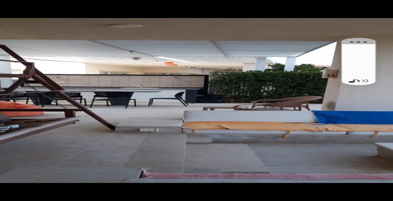 شاليه فاخر للايجار في هاسيندا باي الدور الارضي 3 غرف