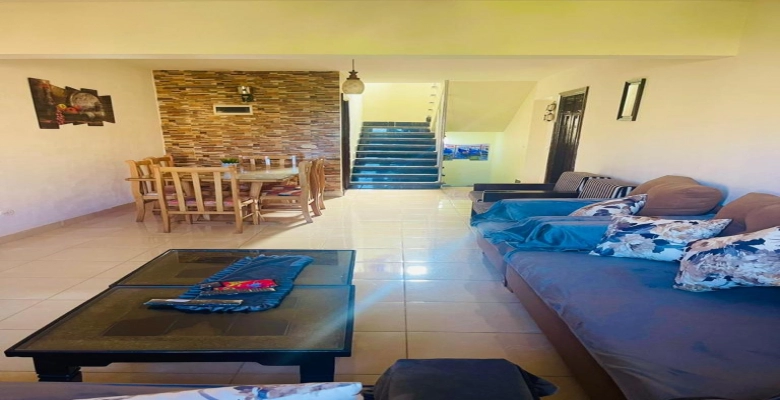 شاليه للإيجار في قرية لازوردي الساحل الشمالي 3 غرف