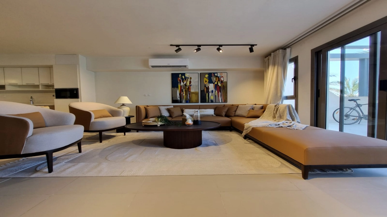 شاليه للايجار فى مراسي مارينا الساحل الشمالى غرفتين