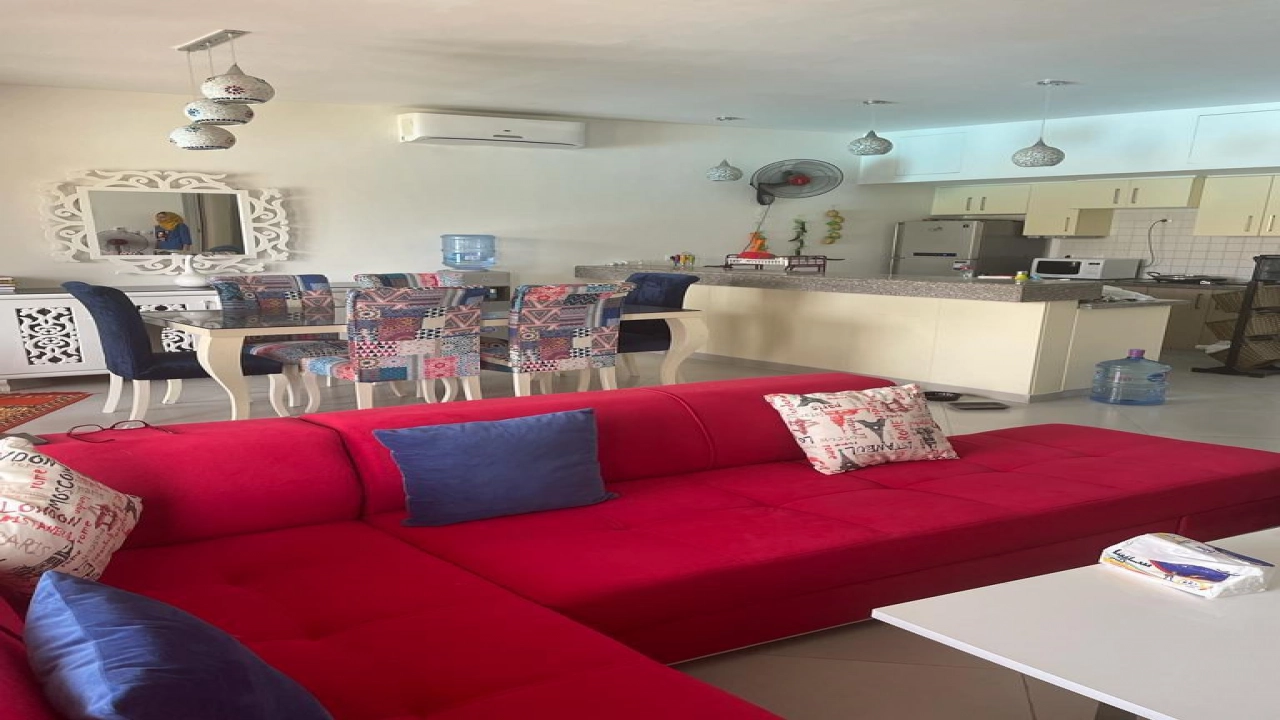 شالية 3غرفة للأيجار بالساحل الشمالي بقرية مراسي (فيردي)