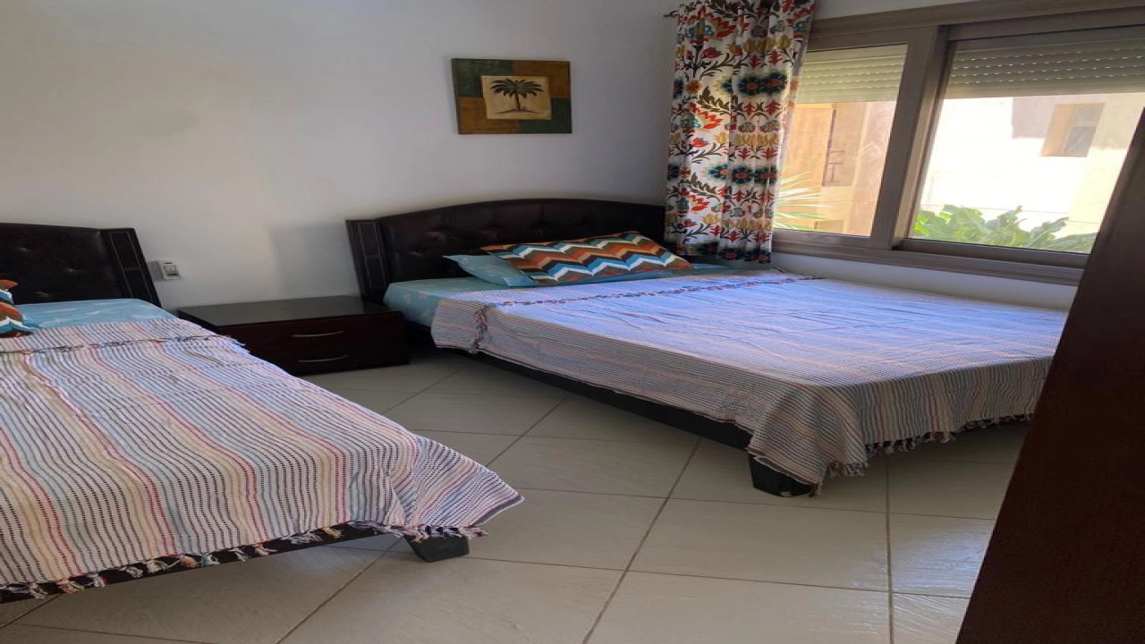 شالية 3غرفة للأيجار بالساحل الشمالي بقرية مراسي (فيردي)