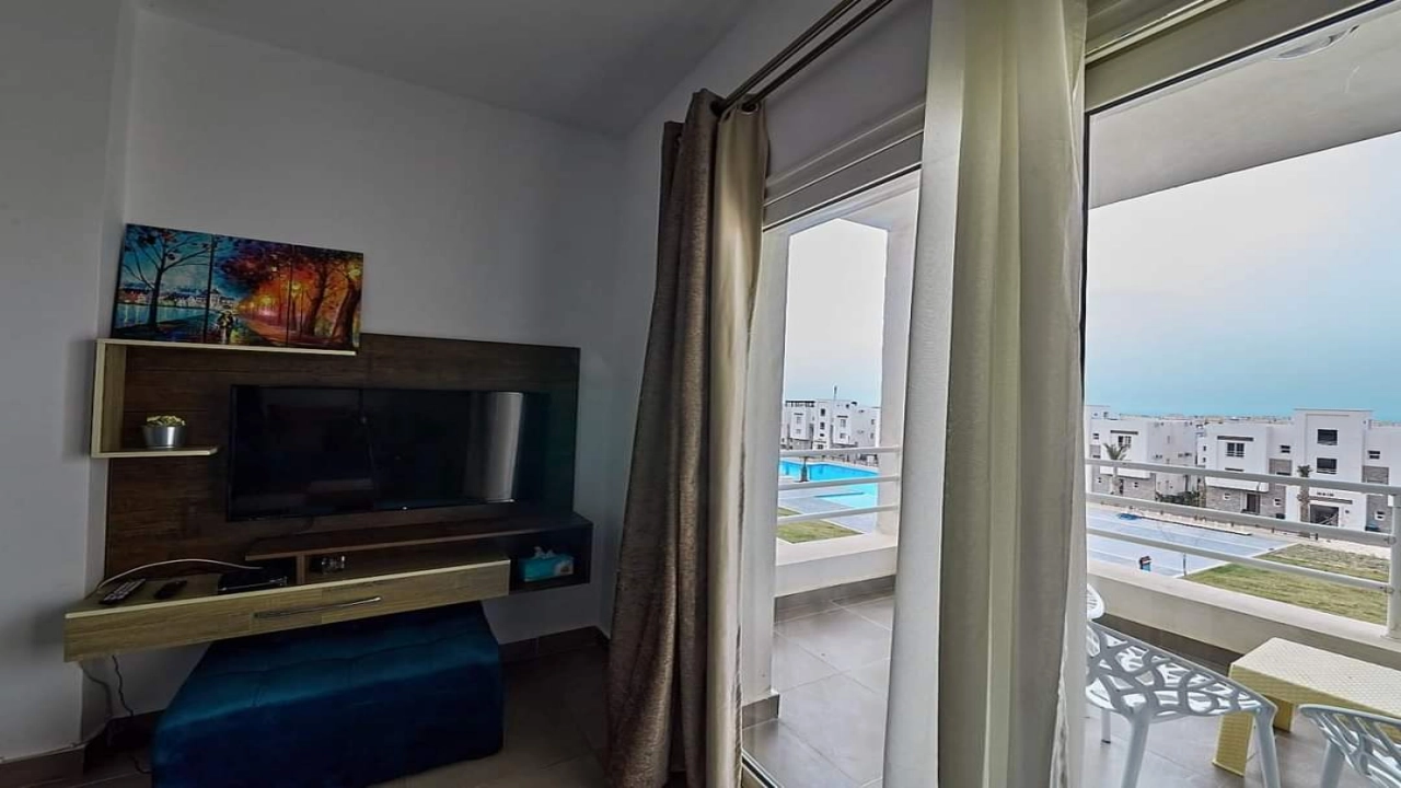 شاليه للايجار فى امواج الساحل الشمالي غرفتين