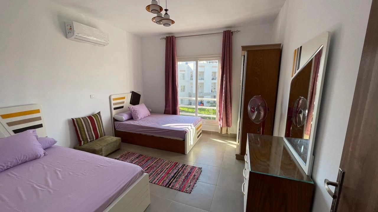 شالية للإيجار في امواج الساحل الشمالي 3 غرف نوم