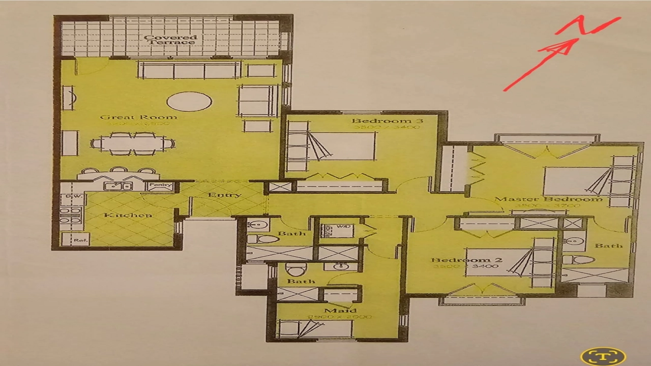 شالية لبيع في قرية مراسي كاتانيا 4 غرف