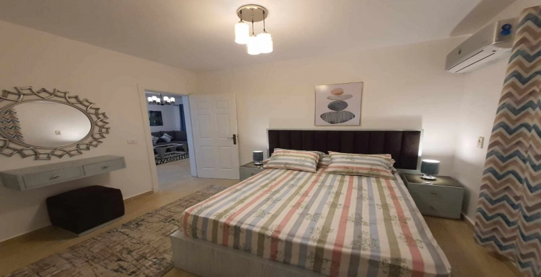 شالية للإيجار في قرية بلومار العين السخنة 3 غرف