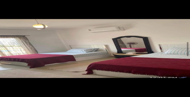 شالية للإيجار في قرية امواج الساحل الشمالي Chalet for rent in Amwaj North Coast Village