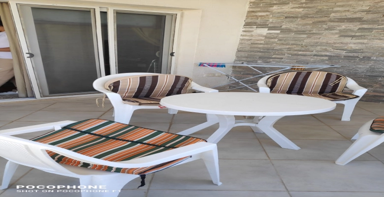 شالية للإيجار في قرية امواج الساحل الشمالي Chalet for rent in Amwaj North Coast Village