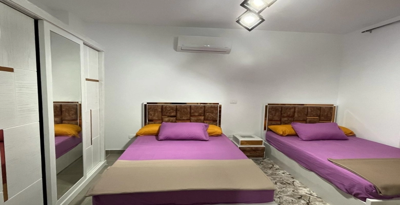 شالية للإيجار في قرية امواج الساحل الشمالي Chalet for rent in Amwaj North Coast Village