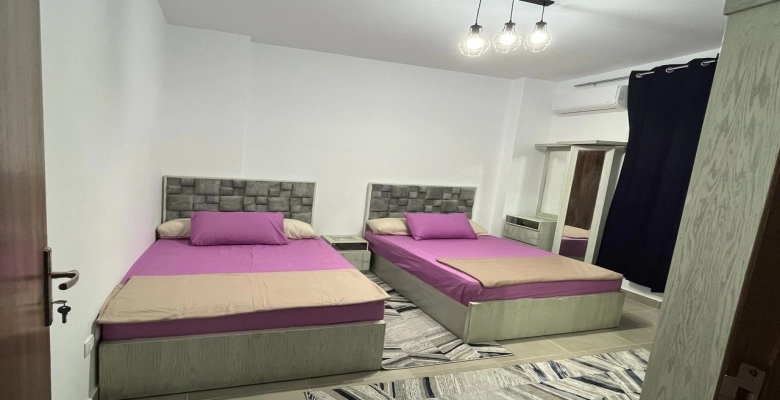 شالية للإيجار في قرية امواج الساحل الشمالي Chalet for rent in Amwaj North Coast Village