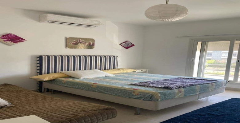 شالية للإيجار في قرية امواج الساحل الشمالي Chalet for rent in Amwaj North Coast Village