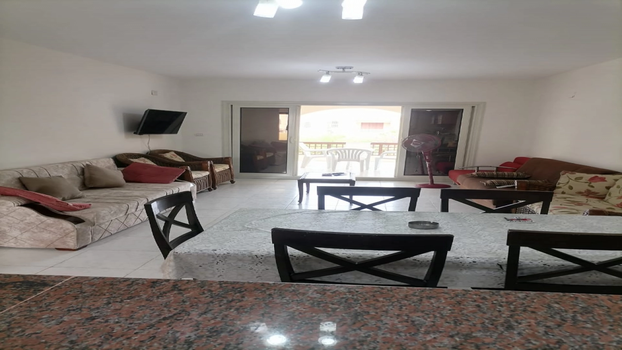 شالية للايجار 2 نوم في مارينا 6 الساحل الشمالي