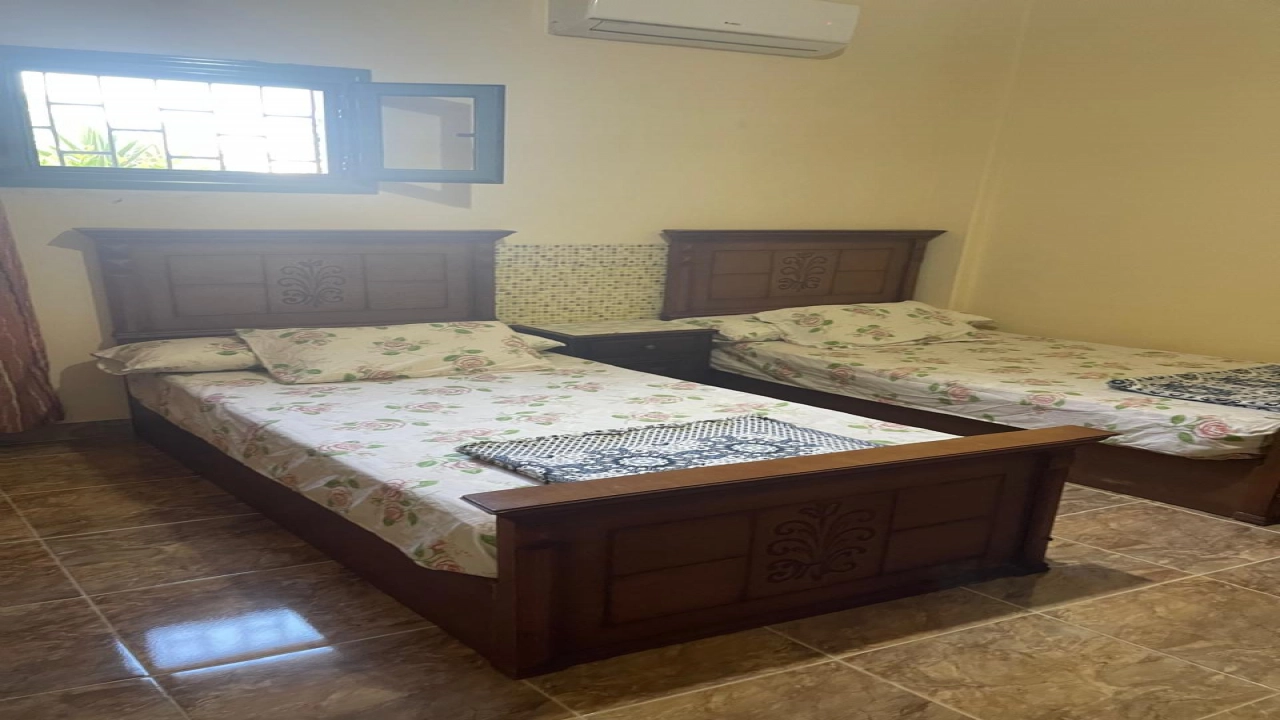 شالية للايجار في مينا4 ارضي بجاردن 3غرف