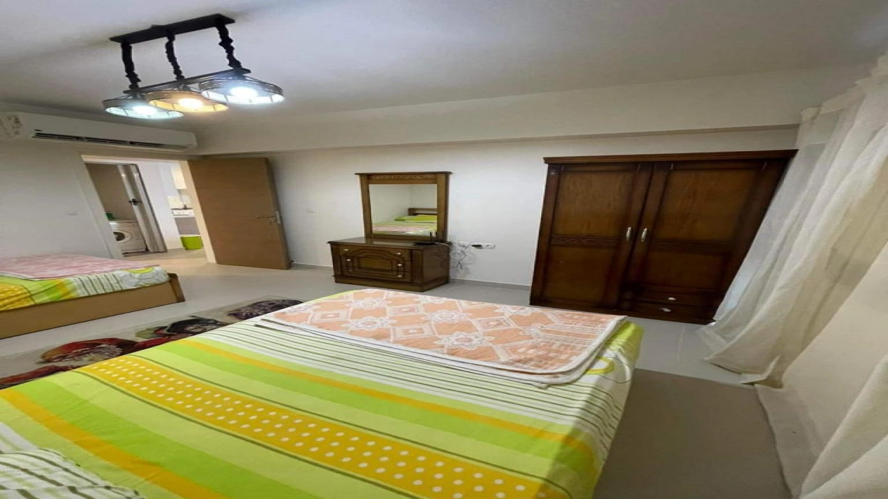 شاليه للايجار في مراسي ماريناارضي بجاردن غرفتين