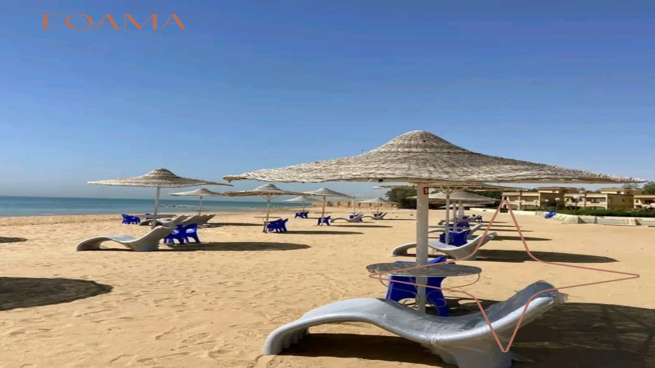 ايجار شاليه ارضي بقريه اكواريوس العين السخنه 3 غرف