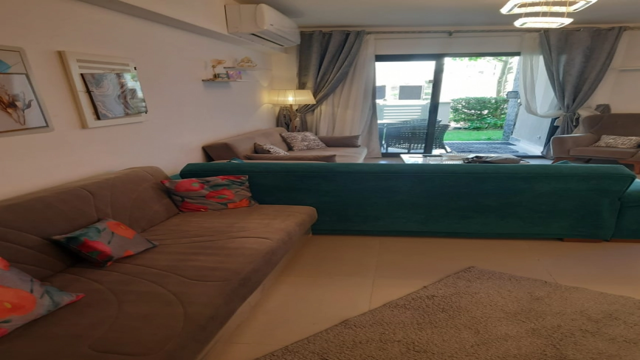 شاليه للايجار في مراسي مارينا 1 الساحل الشمالي ارضي بجاردن