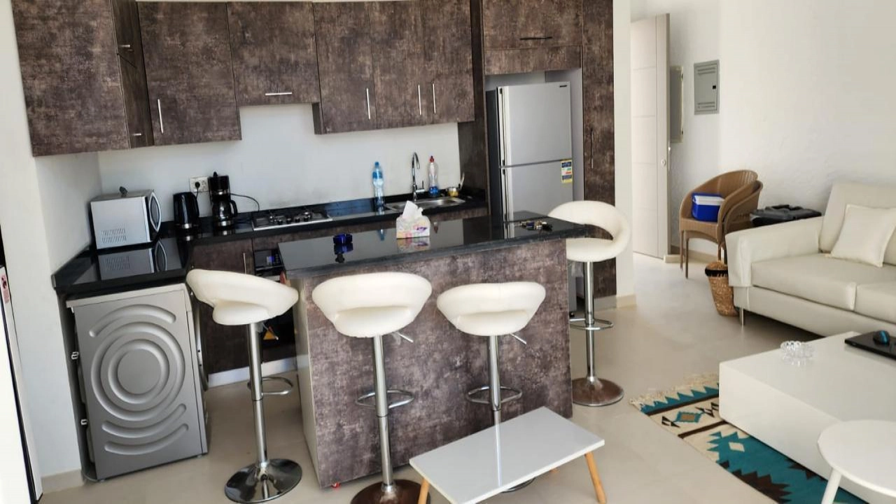 شاليه للإيجار في قرية فوكا باي الساحل الشمالي غرفتين