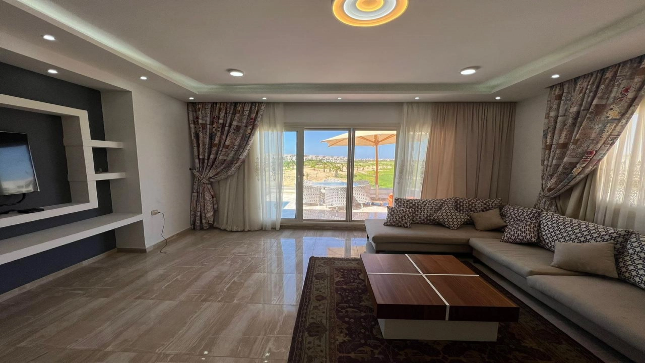 شاليه للإيجار في قرية هاسيندا باي الساحل الشمالي 4 غرف نوم