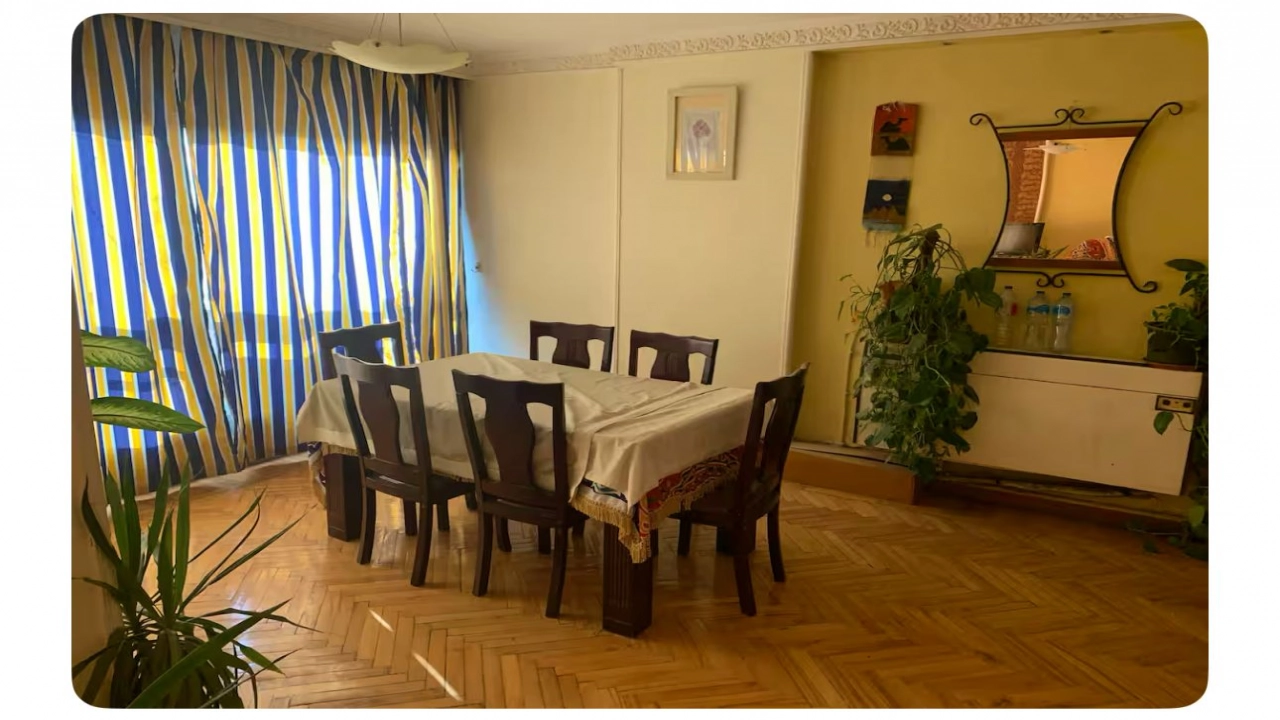 شقة إيجار مفروشة غرفتين بالزمالك ترى النيل