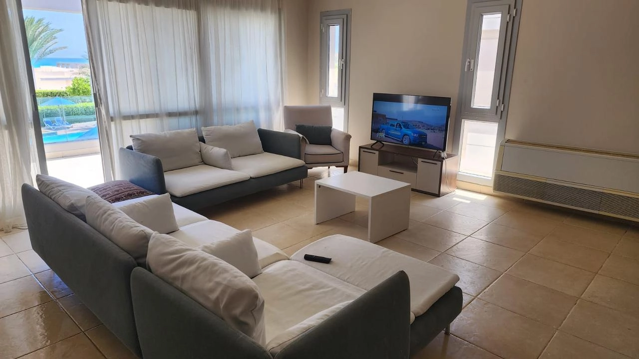 شالية دوبليكس للايجار غرف 4  بقرية لافيستا كاسكادا سيدى عبد الرحمن