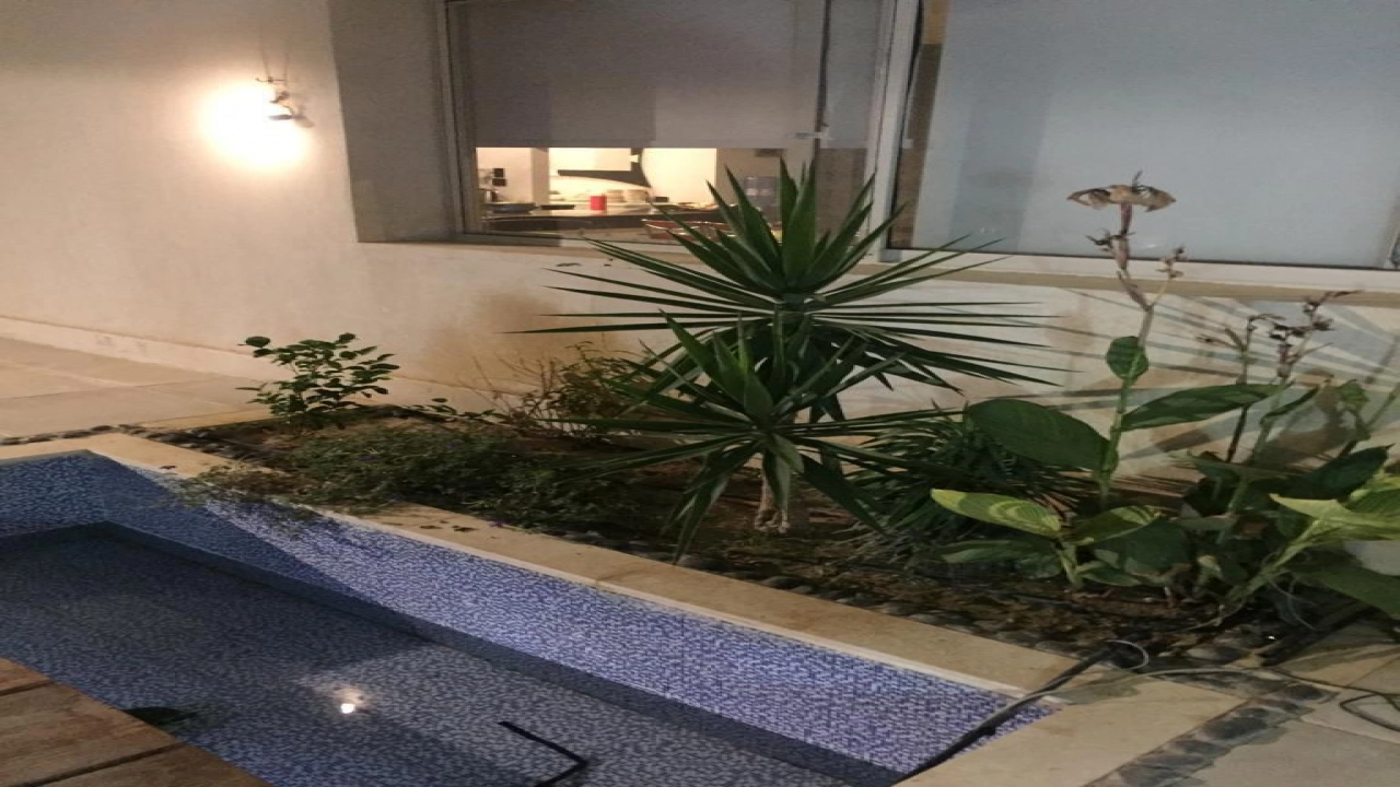 شاليه للايجار في هاسيندا باي ارضي بجاردن 3 غرف