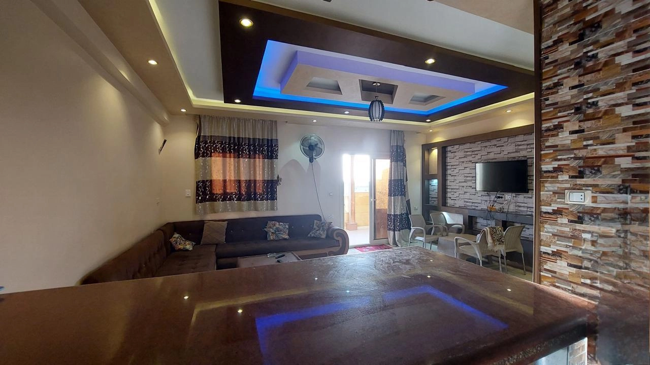 شاليه للايجار في قريه اللوتس الساحل الشمالي غرفتين