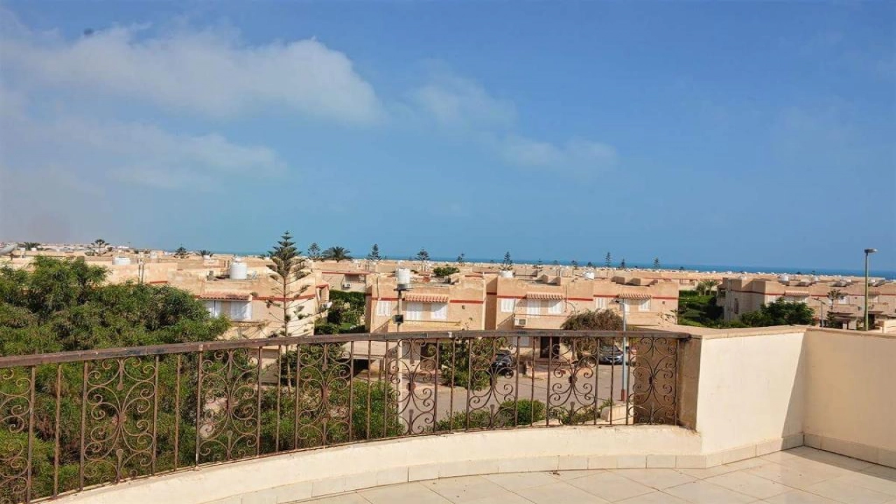 شاليه للايجار في قريه اللوتس الساحل الشمالي غرفه