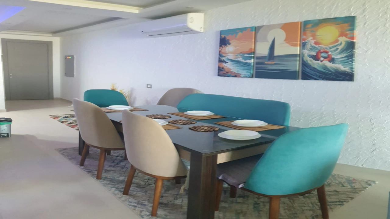 شالية للايجار في قرية فوكا باي الدور الارضي 3غرف