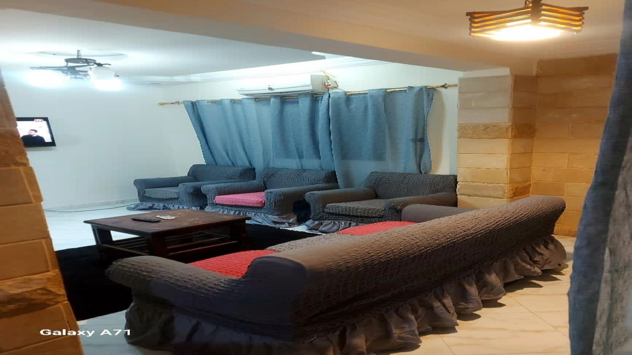 شاليه للايجار ارضي بجنينه في مارينا الساحل الشمالي