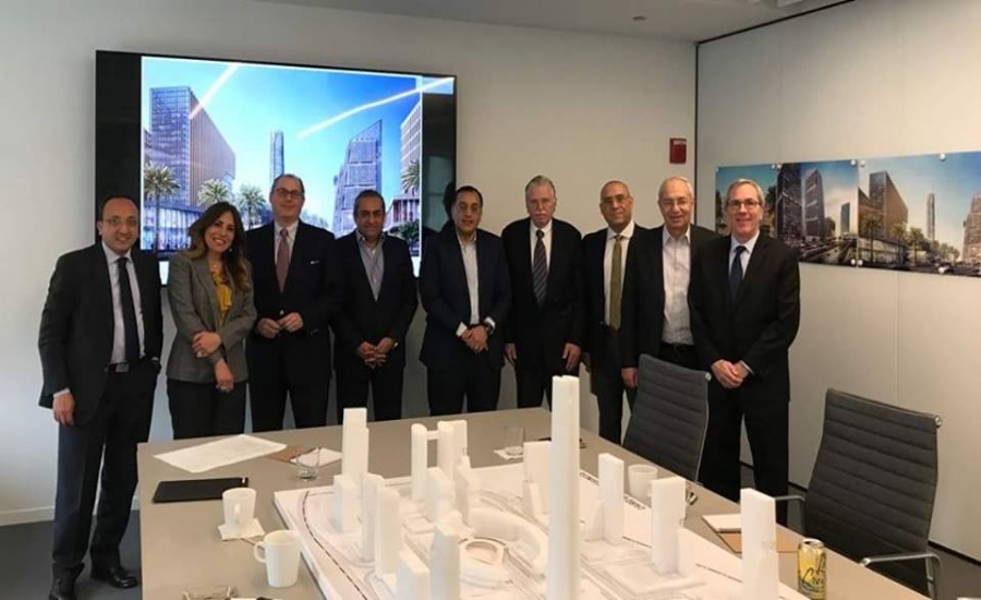 The Minister of Housing reviews the designs and the timetable for implementing the business district in the Administrative Capital